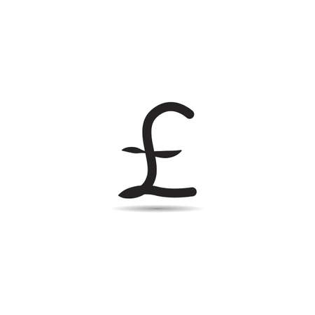 Poundsterling icon vector ,illustration design.のイラスト素材
