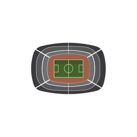 Stadium icon vector, design illustration symbol and background.のイラスト素材