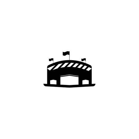 Stadium icon vector, design illustration symbol and background.のイラスト素材