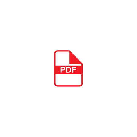 PDF icon vector illustration templateのイラスト素材