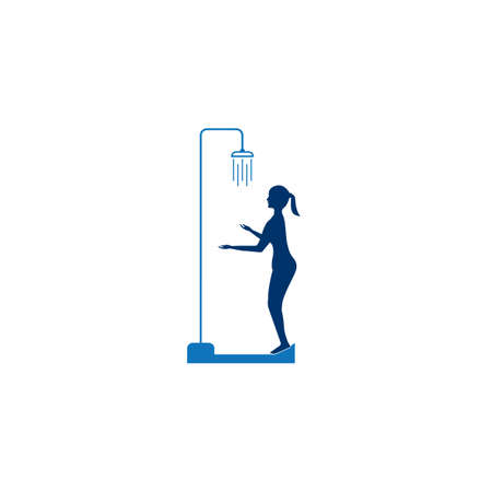Shower man icon symbol vector illustration designのイラスト素材