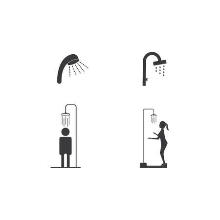 Shower man icon symbol vector illustration designのイラスト素材