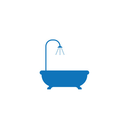 Bathtub icon trendy design template, illustration logo vectorのイラスト素材