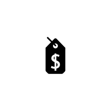 Price Tag icon vector, solid logo illustration, pictogram isolated.のイラスト素材