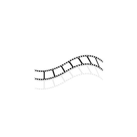 Film strip vector icon illustration background.のイラスト素材