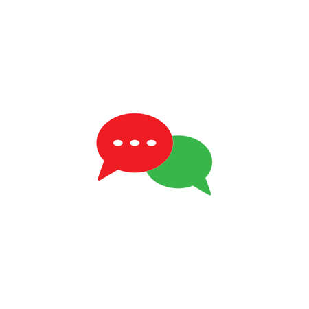 Speech bubble icon vector illustration logo design.のイラスト素材