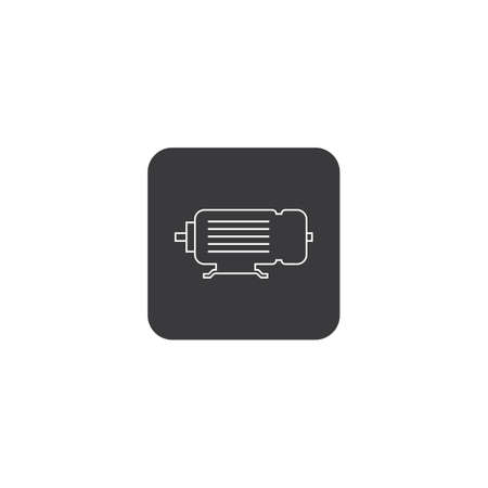 Electric motor icon vector illustration logo design.のイラスト素材