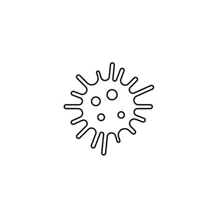 Bacteria, microbes, virus icon vector a symbol templateのイラスト素材