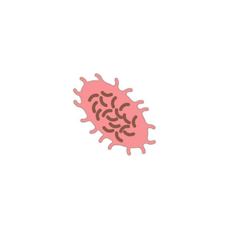Bacteria, microbes, virus icon vector a symbol template