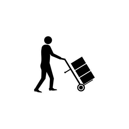 Haind truck icon vector design illustration,backgroundのイラスト素材
