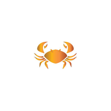 Crab icon vector illustration sign,logo design.のイラスト素材