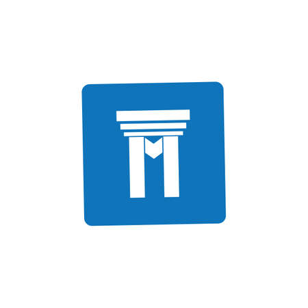 column logo vector design illustration templateのイラスト素材