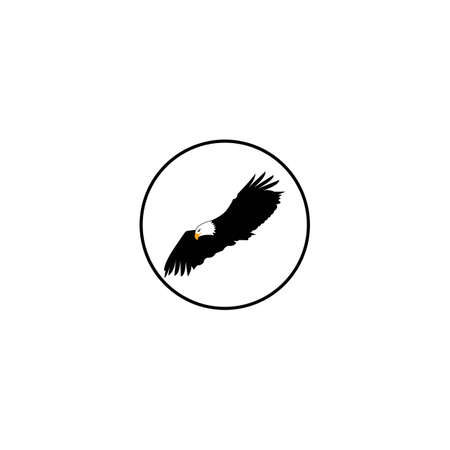 flying eagle icon vector illustration design background.のイラスト素材