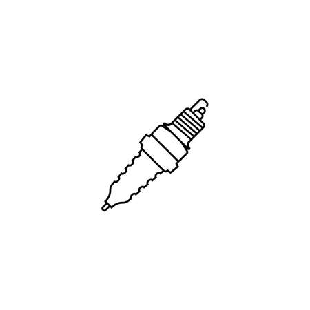 spark plug icon. Vector concept illustration for design.のイラスト素材