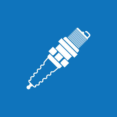 spark plug icon. Vector concept illustration for design.