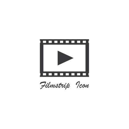 Filmstrip icon vector illustration logo design.のイラスト素材