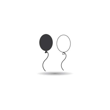 Balloon icon clipart. Balloon icon image.illustration design template.のイラスト素材