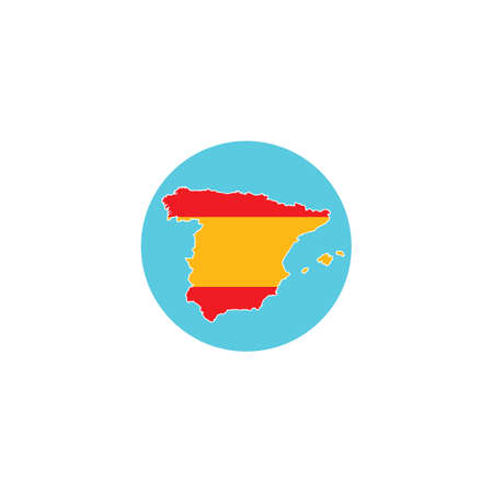 map of Spain icon vector illustration symbol design.のイラスト素材