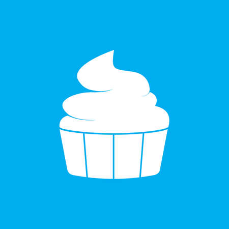 Muffin icon vector illustration design template