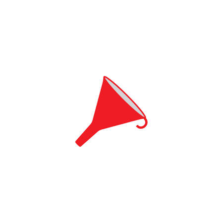 Funnel icon vector illustration design template.のイラスト素材