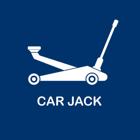 Hydraulic jack icon vector illustration design template.のイラスト素材