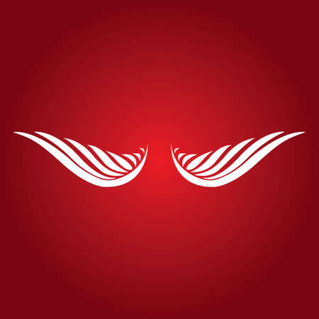 Wing logo vector illustration design template,background.のイラスト素材