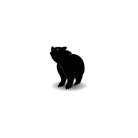 Bear icon vector illustration logo design.のイラスト素材