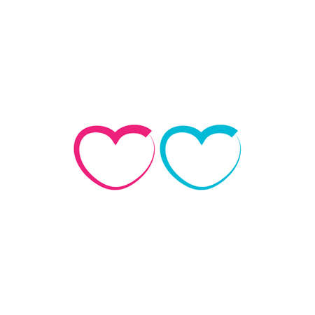 Broken heart icon vector illustration design.のイラスト素材