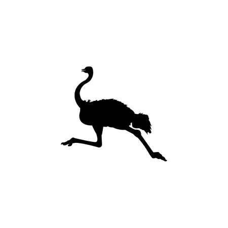 ostrich icon vector illustration simple designのイラスト素材
