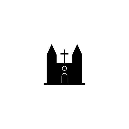 Christian church vector icon illustration sign for web and designのイラスト素材