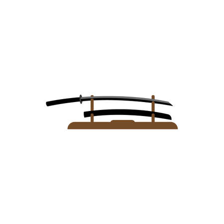 katana sword icon,vector illustration simple design.のイラスト素材