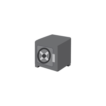 safe icon vector illustration flat design.のイラスト素材