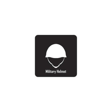 military helmet vector icon,illustration design template.のイラスト素材