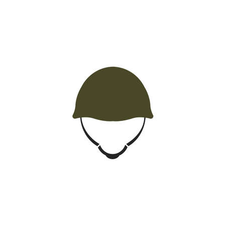 military helmet vector icon,illustration design template.のイラスト素材
