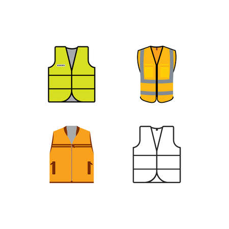 construction worker vest icon,vector illustration logo design.のイラスト素材