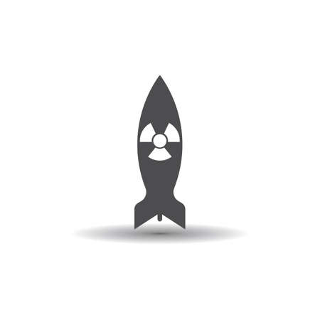 Nuclear weapons vector icon,illustration logo design.のイラスト素材