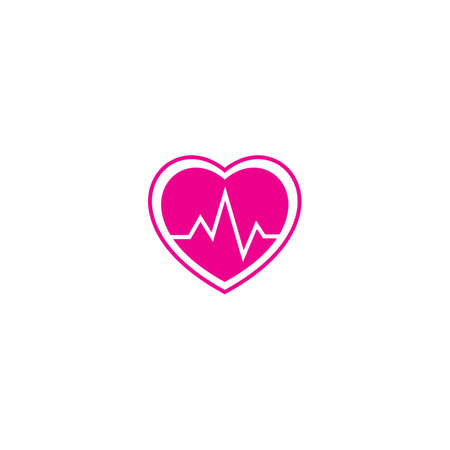 heart logo vector illustration symbol design.のイラスト素材