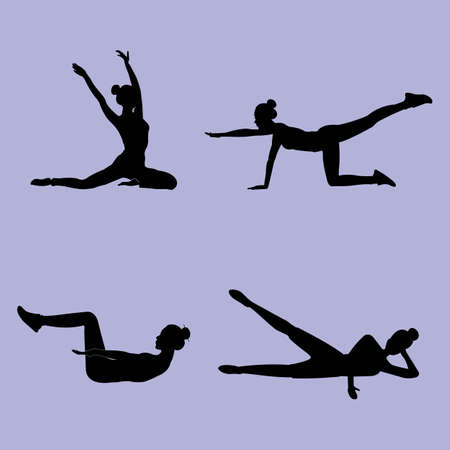 yoga icon or logo isolated sign symbol vector illustration - Collection of high quality black style vector iconsのイラスト素材