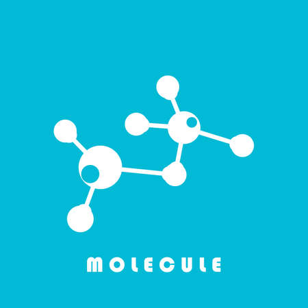 molecule logo vector illustration design template.のイラスト素材