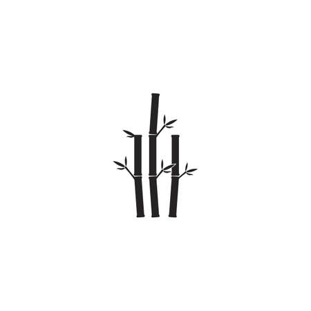 bamboo tree vector icon illustration logo design.のイラスト素材
