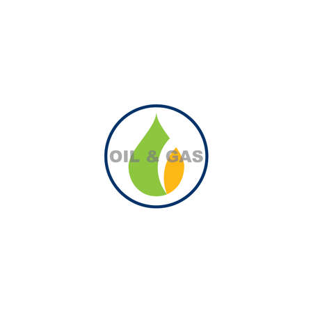 0IL and GAS logo.vector illustration design technology.のイラスト素材