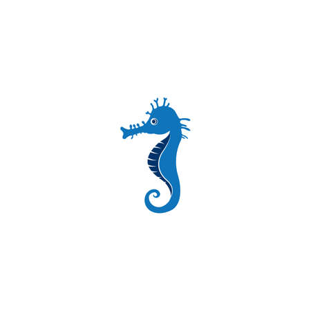 Seahorse logo vector,illustration design template.のイラスト素材