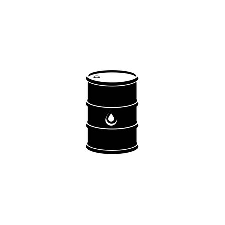oil drum icon.Petroleum Symbol,illustration logo designのイラスト素材