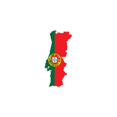 Portugal map icon. vector illustration symbol design.のイラスト素材