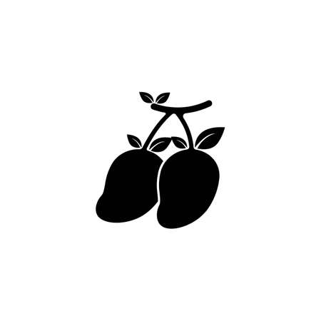 Mango vector icon. illustration logo templateのイラスト素材