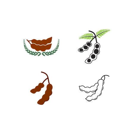 tamarind icon vector illustration symbol designのイラスト素材