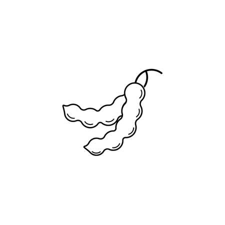 tamarind icon vector illustration symbol designのイラスト素材