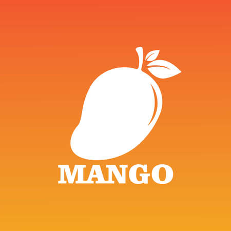 Mango logo vector illustration template design.のイラスト素材