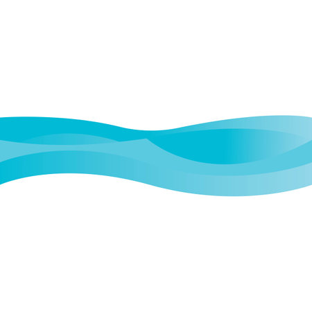 Wave background illustration logo template.のイラスト素材