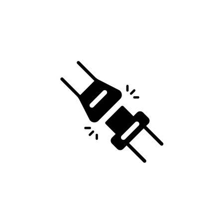 seat belt icon vector illustration symbol designのイラスト素材